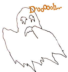 oops ghost says 'D'oh!'